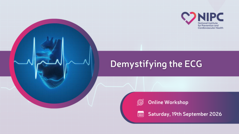 NIPC Healthcare professional interpreting an electrocardiogram during ECG training.